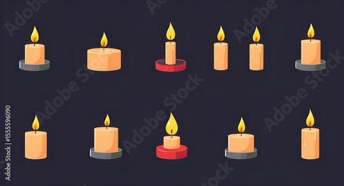 Candles, Candle icon, Burning candle, Candle illustration, Candle vector, Wax candle, Candle with flame, Decorative candles, Aromatherapy candles, Candlelight, Scented candle, Candle clipart, Candle s