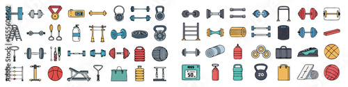 Essential Gym Icons for Project
