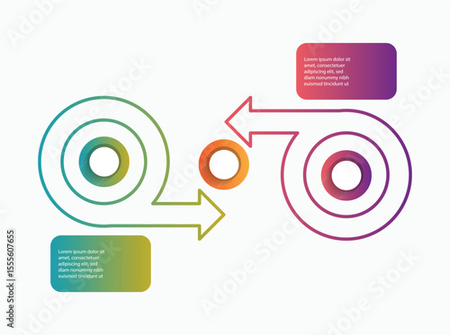 A collection of clean, colorful infographic templates designed for presentations, reports, business strategy, and marketing visuals. Featuring step-by-step processes, circular arrows, and text trtrr