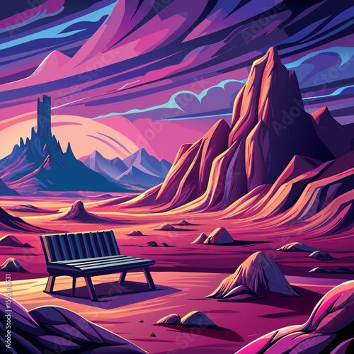 Detailed vector close up of barren land texture