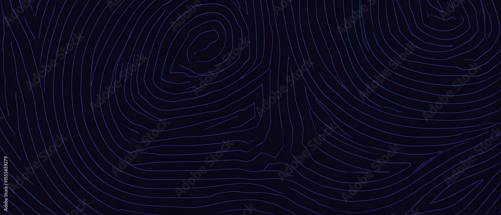 Abstract curves in dark purple space Abstract curves in dark purple space