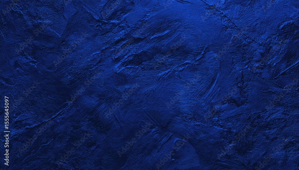 Obraz premium Deep, textured, cobalt blue surface