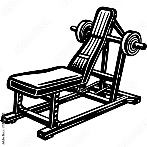 rocking chair on white background