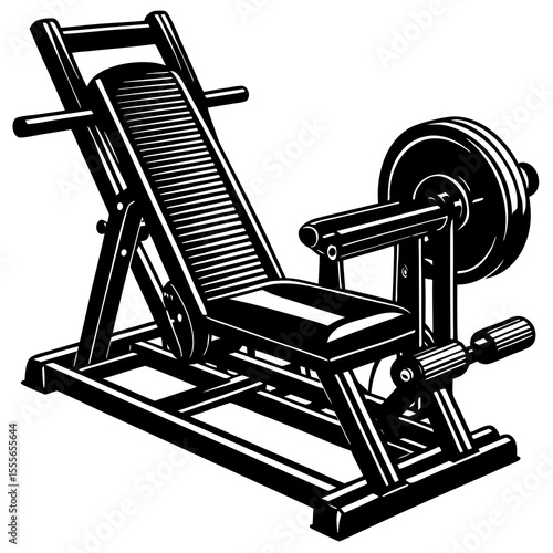 gym equipment vector illustration