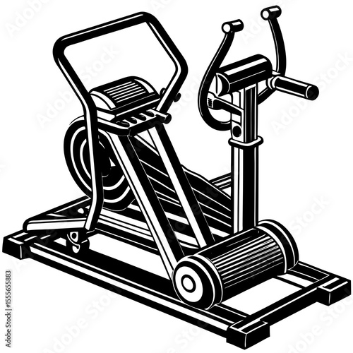 gym equipment vector