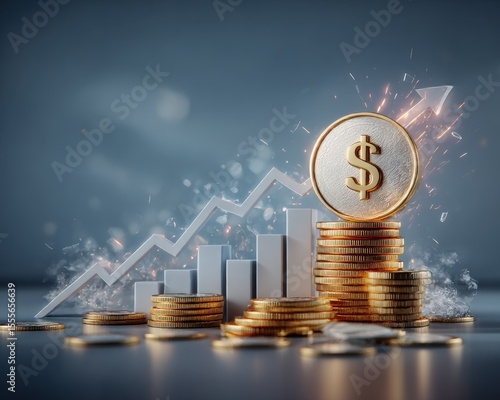 Financial growth, upward trend