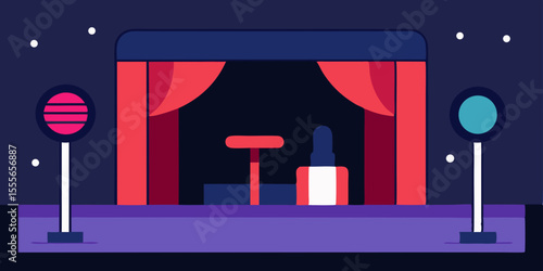 Restaurant menu design illustration vector set with people and building icons