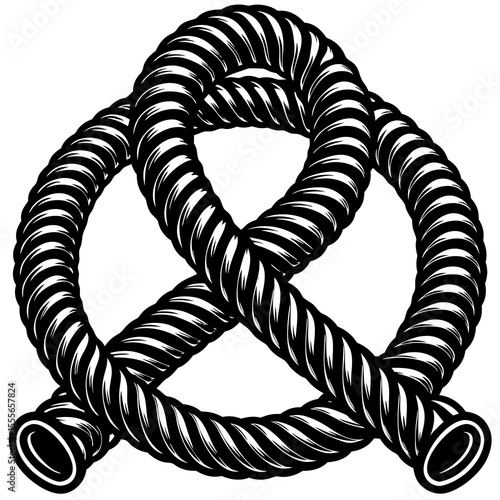 vector illustration of rope