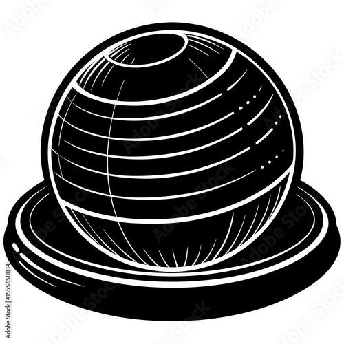 earth with a hat