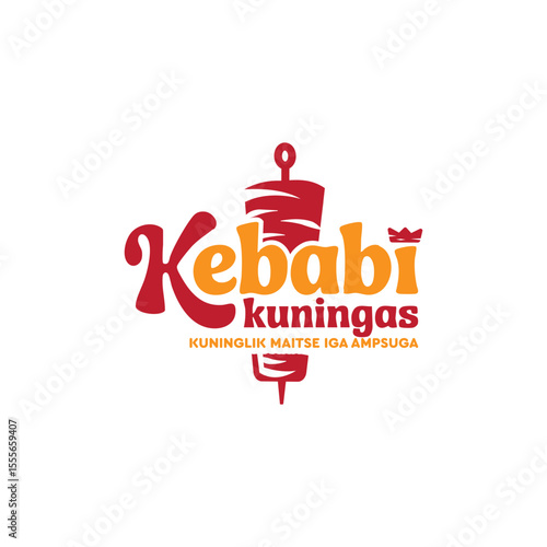 Bold and appetizing kebab restaurant logo design symbolizing flavor, tradition, and hospitality. Perfect for grill houses, Middle Eastern eateries, and casual dining brands.
