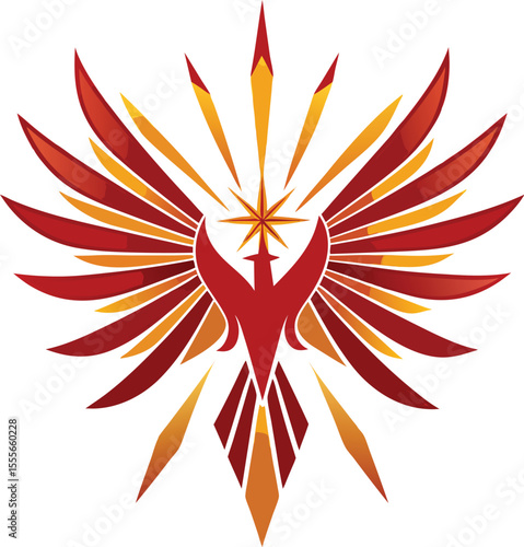 eagle with wings