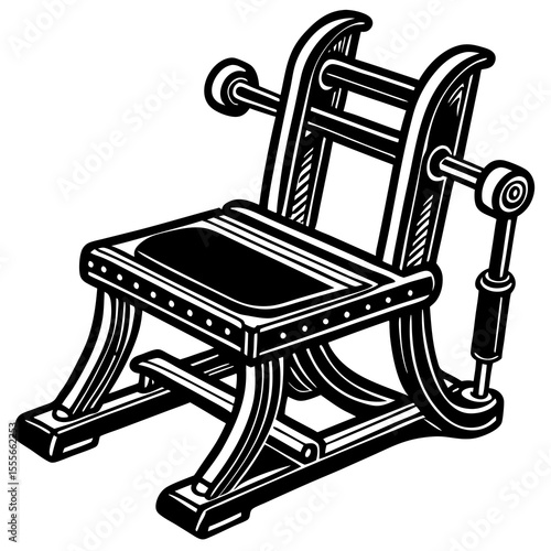 old chair drawing