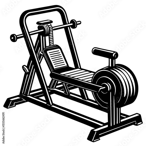 treadmill vector illustration