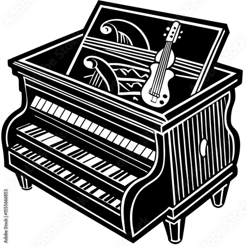 musical instruments vector illustration