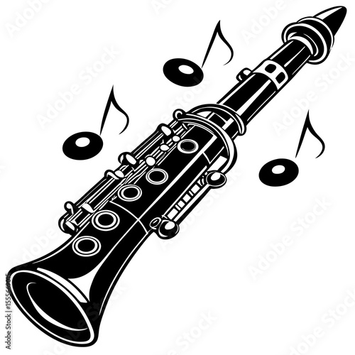 trumpet isolated on white background