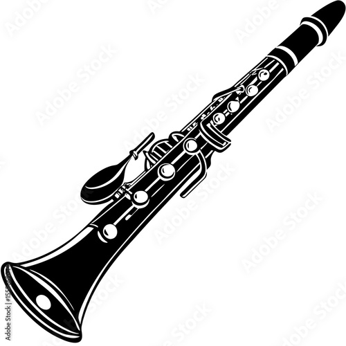 trumpet isolated on white background