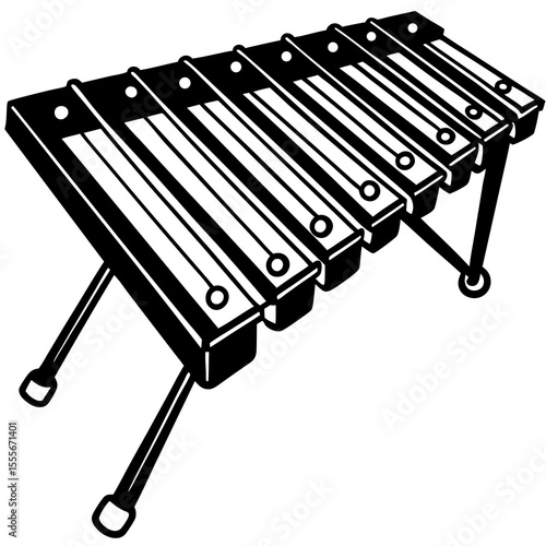 metal bench isolated on white