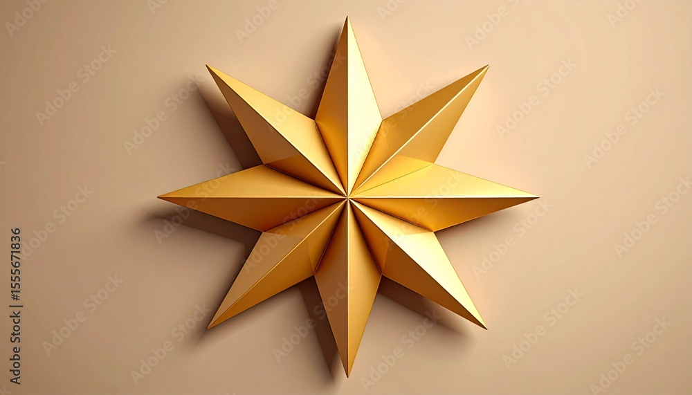 Gold star on white background. Gold star on white background.