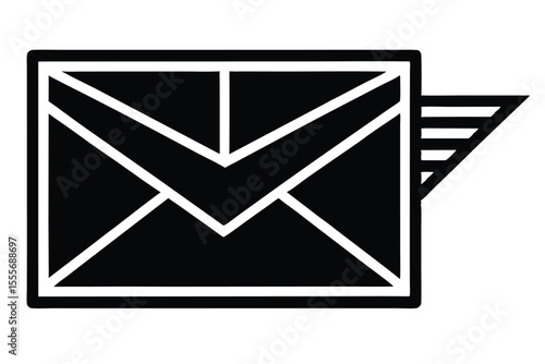 message delivery vector icon