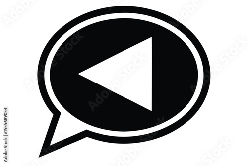 chat forward icon vector icon