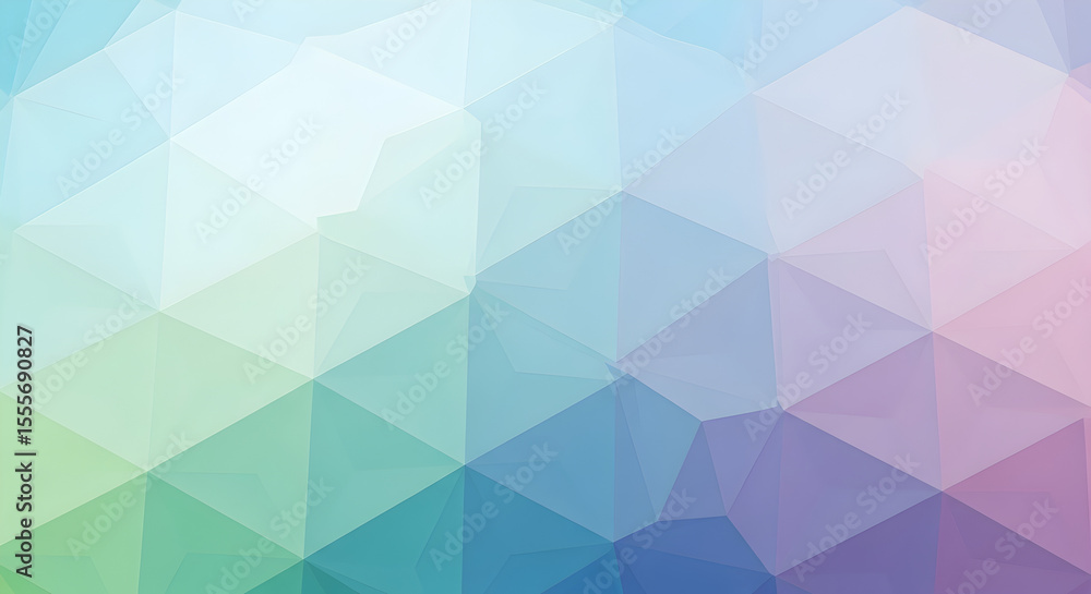 Fototapeta premium Abstract Geometric Background A Colorful Mosaic of Triangles and Hues in Modern Design