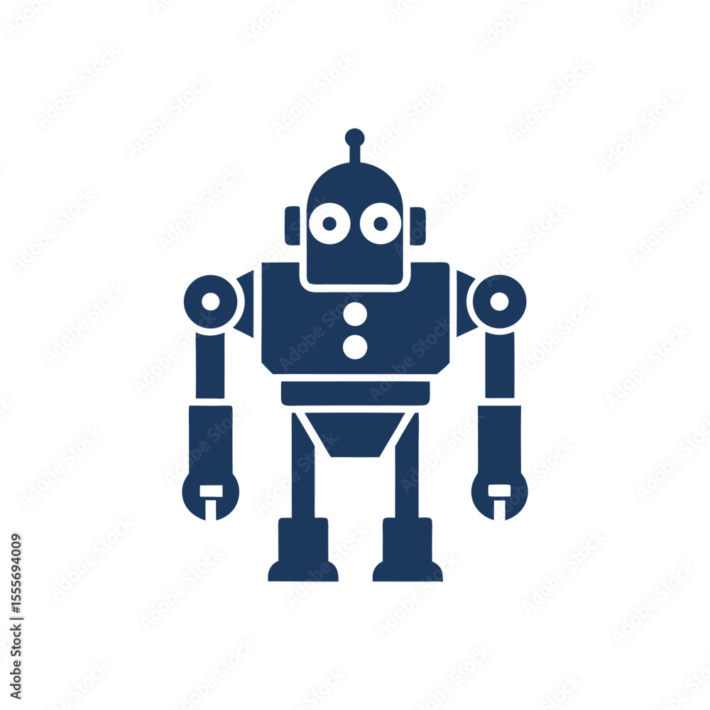Futuristic Robot, Head, Icon, Set, Logo Design for AI and Automation Futuristic Robot, Head, Icon, Set, Logo Design for AI and Automation
