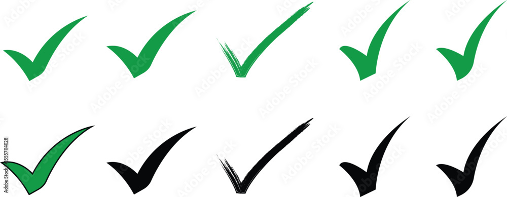 Obraz premium Easy to use Right tick mark