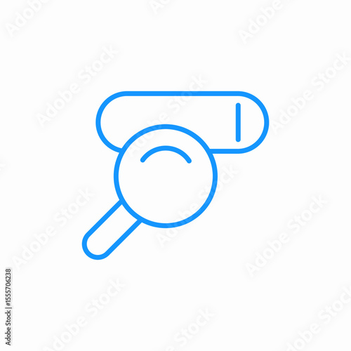 search bar icon sign vector