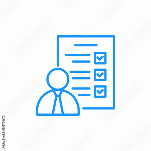 user checklist icon sign vector