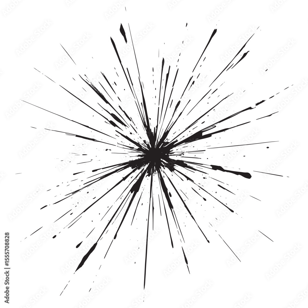 Fototapeta premium exploison flash vector black and white flashbang exploison effect dazzled flash effect background