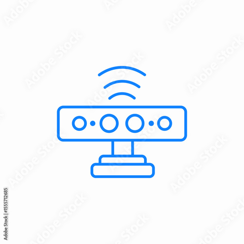 kinect sensor icon sign vector