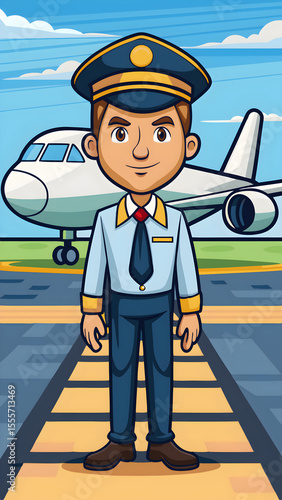 pilot in the airport