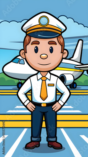 boy with airplane