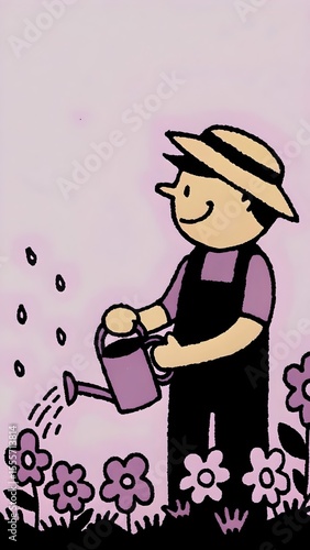 girl with a hat