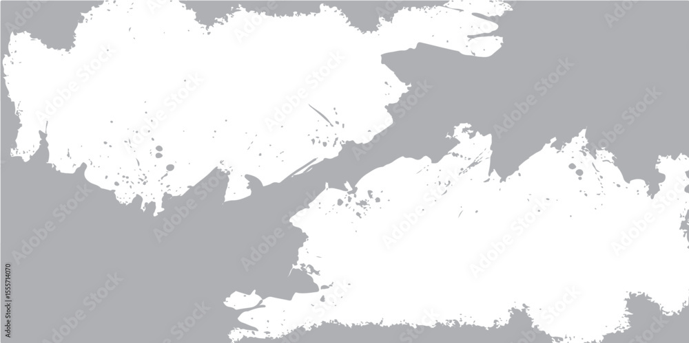 Obraz premium Abstract grunge background with detailed black and white map of Europe, featuring a splash of texture outlining each nation