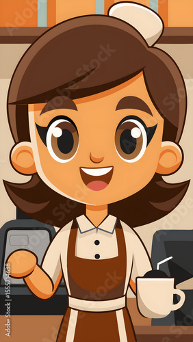 cartoon illustration of a boy