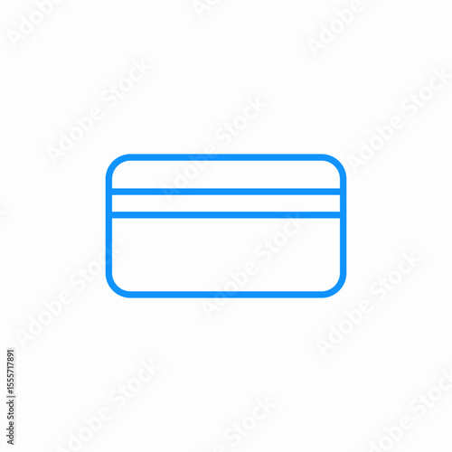 credit card icon sign vector