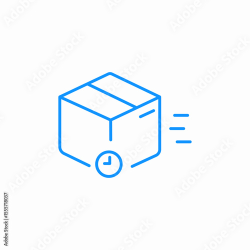 fast delivery icon sign vector