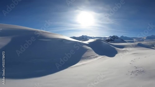 the beauty of the vast ice desert