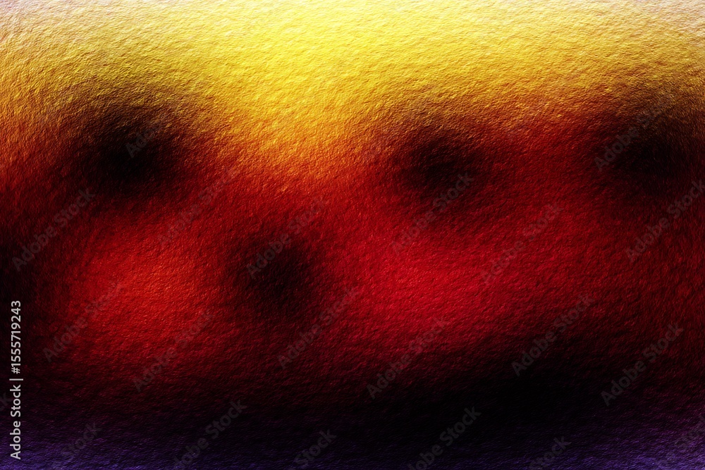 Fototapeta premium Abstract textured background with a gradient of warm colors from yellow to red and purple
