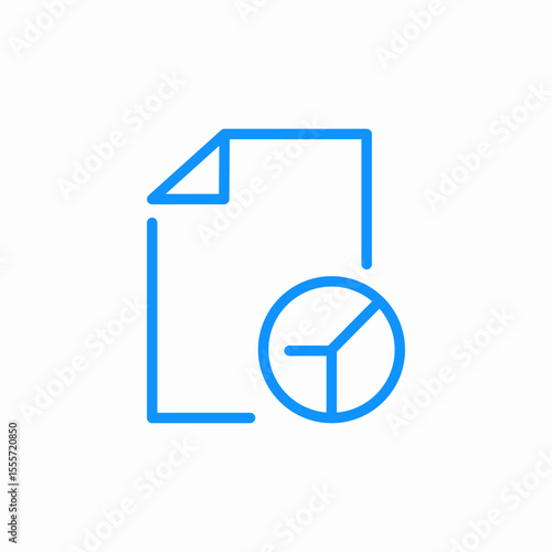refresh document icon sign vector