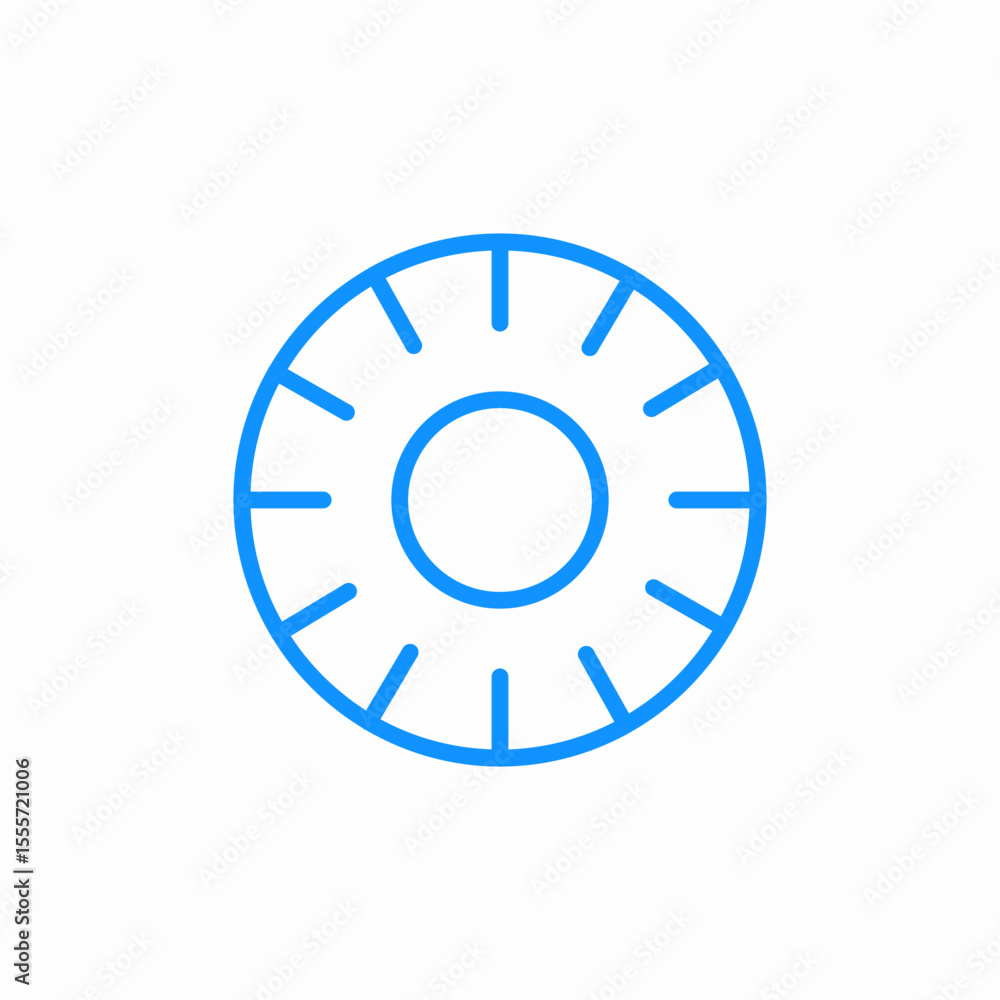 sliced orange icon sign vector sliced orange icon sign vector