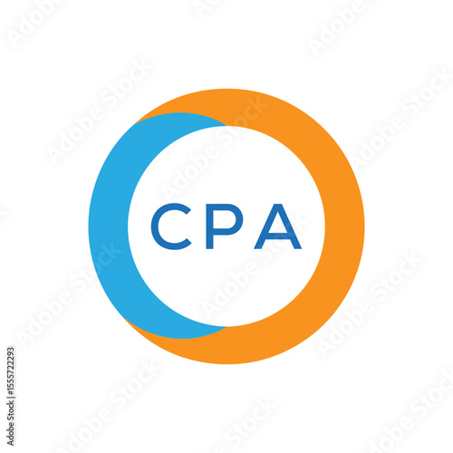 Elegant Monogram Logo Design with Decorative Frame – CPA Luxury Brand Identity Icon
