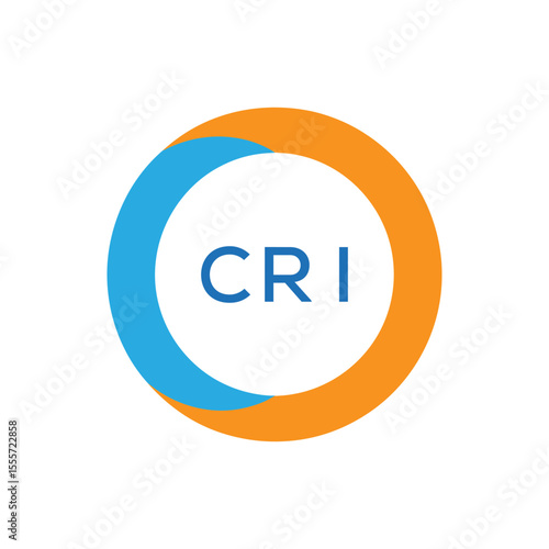 Elegant Monogram Logo Design with Decorative Frame – CRI Luxury Brand Identity Icon
