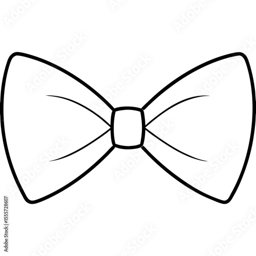 bowtie on white background