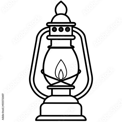 old oil lamp