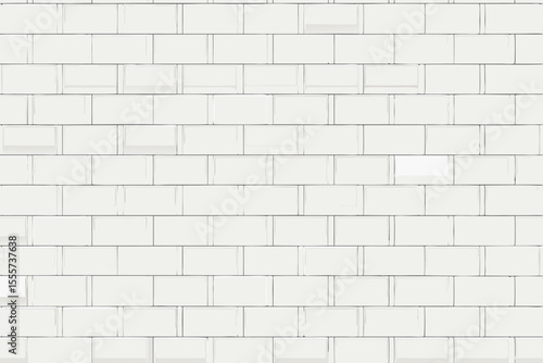 Seamless White Brick Wall Texture
