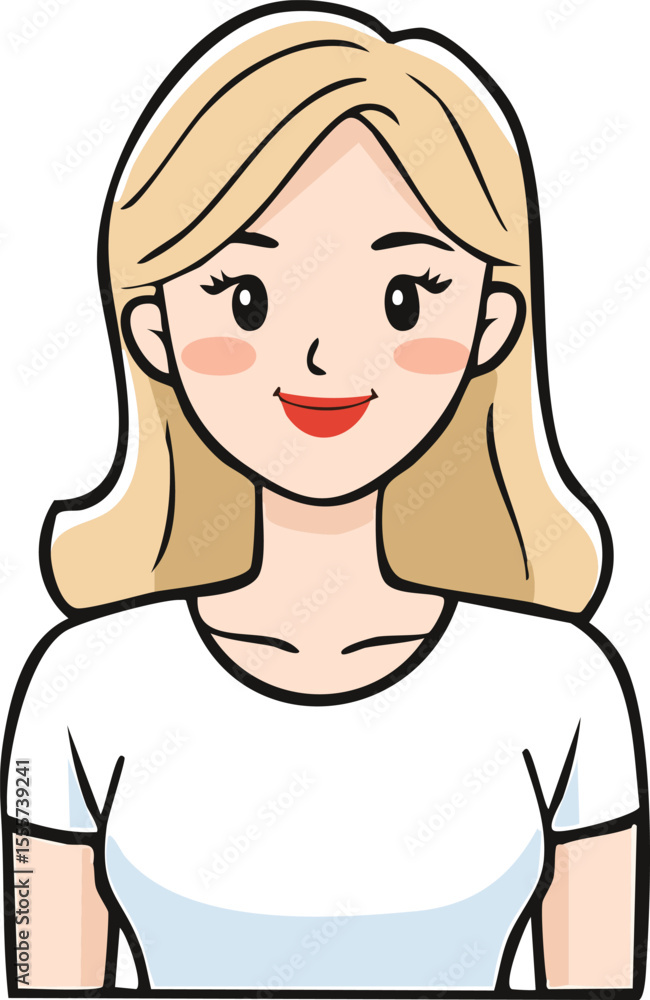 vector illustration of a girl vector illustration of a girl