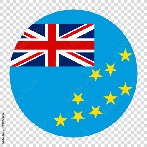 Flag of Tuvalu. Tuvalu circle flag logo icon computer vector illustration design. Checkerboard background. Free Download Flag of Tuvalu. Tuvalu circle flag logo icon computer vector illustration design. Checkerboard background. - GFXLoad