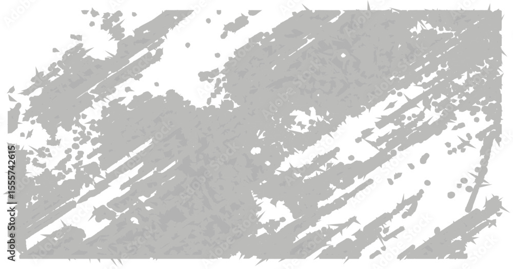 Fototapeta premium White brush painting over the black background